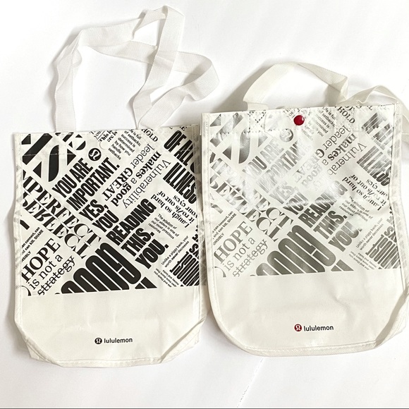 Lululemon small reusable shopping tote bag - Picture 3 of 4